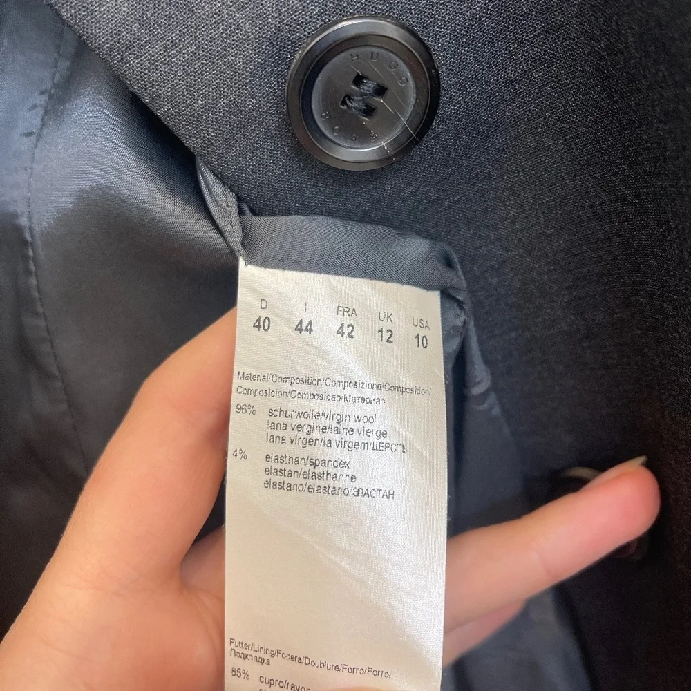 Hugo Boss Wool Blazer Size 10